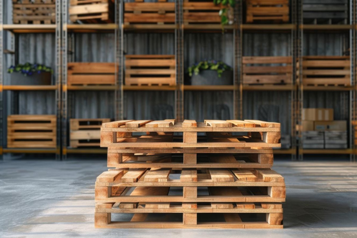 repisas con tarimas de madera