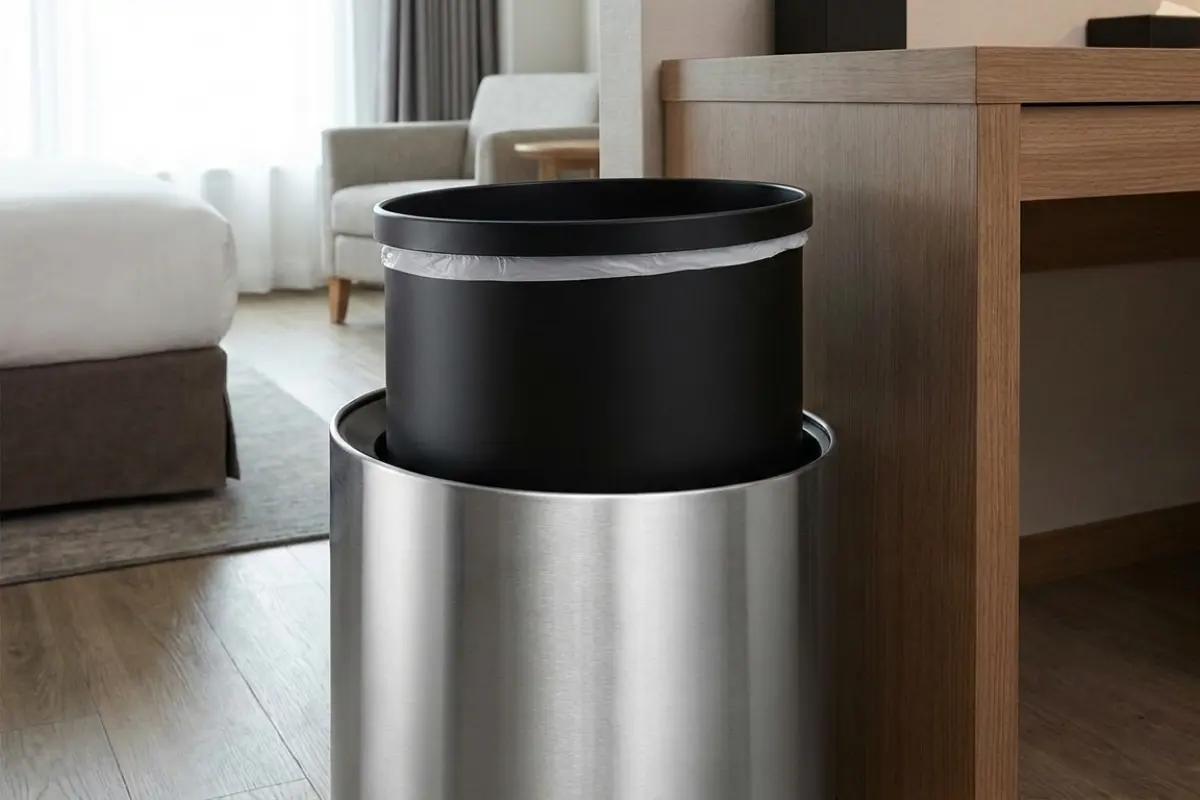 botes de basura para hotel