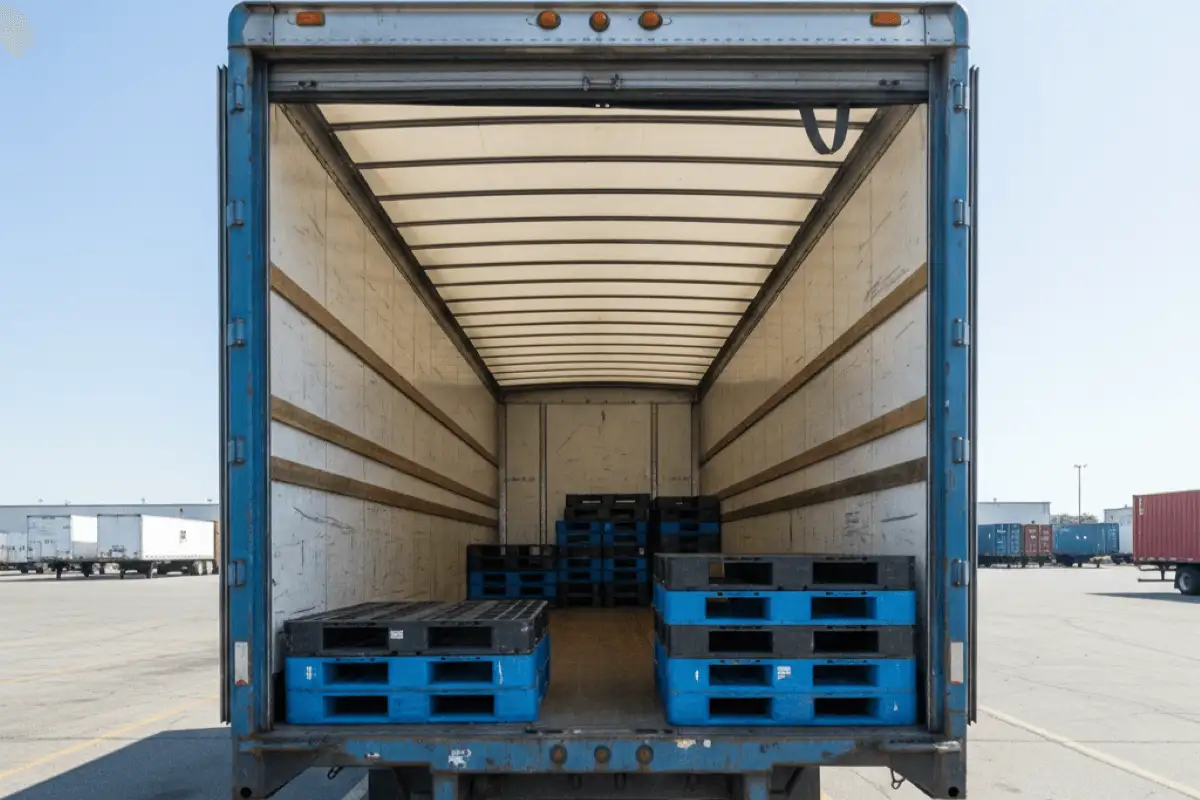 cuantos palets caben en un trailer